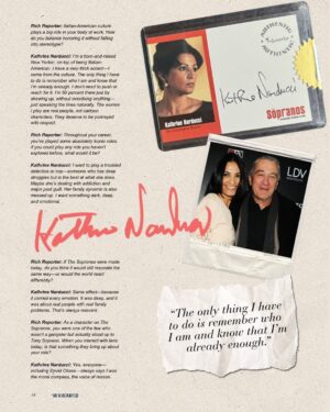 Kathrine Narducci Instagram - For @therichreporter magazine summer/fall issue we had the honor of interviewing iconic actress @kathrinenarducci (swipe left to check out her full spread) 

Narducci’s entry into acting was serendipitous. In 1993, while accompanying her son to an open casting call for “A Bronx Tale,” she seized the opportunity to audition herself and landed the role of Rosina Anello, the protagonist’s mother. This debut, opposite Robert De Niro, not only launched her career but also showcased her innate ability to portray strong, multifaceted women with authenticity and depth.
Her portrayal of Charmaine Bucco in

HBO’s critically acclaimed series “The Sopranos”further solidified her reputation as a formidable actress. As Charmaine, she embodied the voice of reason amidst a world of chaos, offering a grounded perspective that resonated with audiences. Narducci’s performance was lauded for bringing nuance and strength to a character navigating the complexities of loyalty, morality, and personal ambition.

Beyond “The Sopranos,” Narducci’s filmography is a testament to her versatility and commitment to her craft. She has delivered compelling performances in films such as “Chicago Overcoat,” “Jersey Boys,” “The Irishman,” and “Capone,” often portraying characters that reflect her deep understanding of human resilience and vulnerability. Her television appearances, including roles in “Power,” “Godfather of Harlem,” and “Euphoria,” further demonstrate her ability to adapt and thrive across genres and platforms.

To read Kathrines full interview starting at page 30 and to get your free digital copy of our Summer/Fall issue go to richreporter.com (digital magazine section) or click the link in our bio. You can also order a physical copy as well.

#therichreporter #magazine #kathrinenarducci #icon