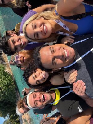 Kathryn Dunn Instagram - Still smiling after my first @otecelebrityweekend 💙

We helped raise money for the Texas Children’s Cancer Fund, met the kindest fans, hung with our Big Brother   Amazing Race fam, and I even swam with dolphins at @discoverycove! Feeling so grateful for this wild life that I now get to share with my partner in crime, @jromophotography 🥰

And of course… scroll to the end to see what I conspired up this time✨😌

#bigbrother #theamazingrace #bb27 #tar38