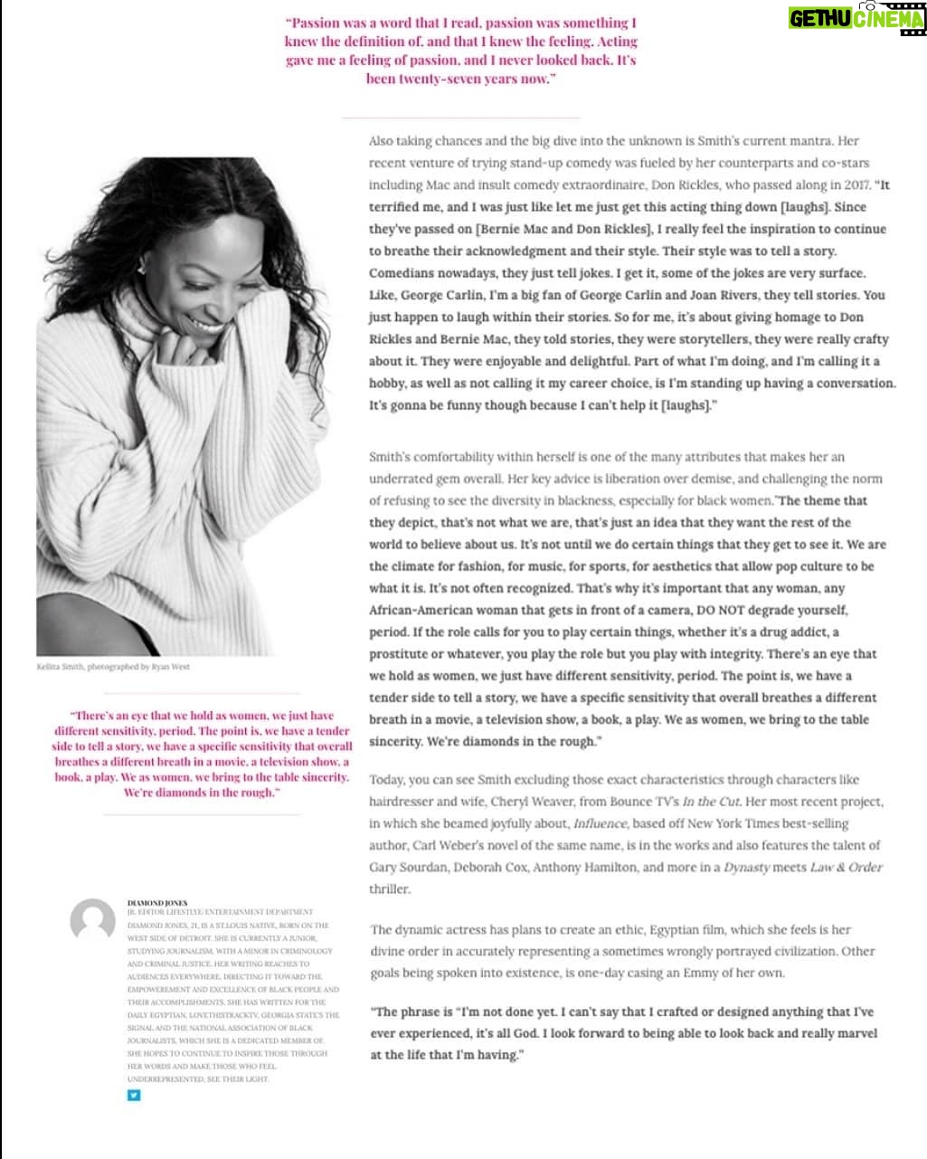 Kellita Smith - 2.7K Likes - Check out this interview I did in @kontrolmag with @thathippied 🤗