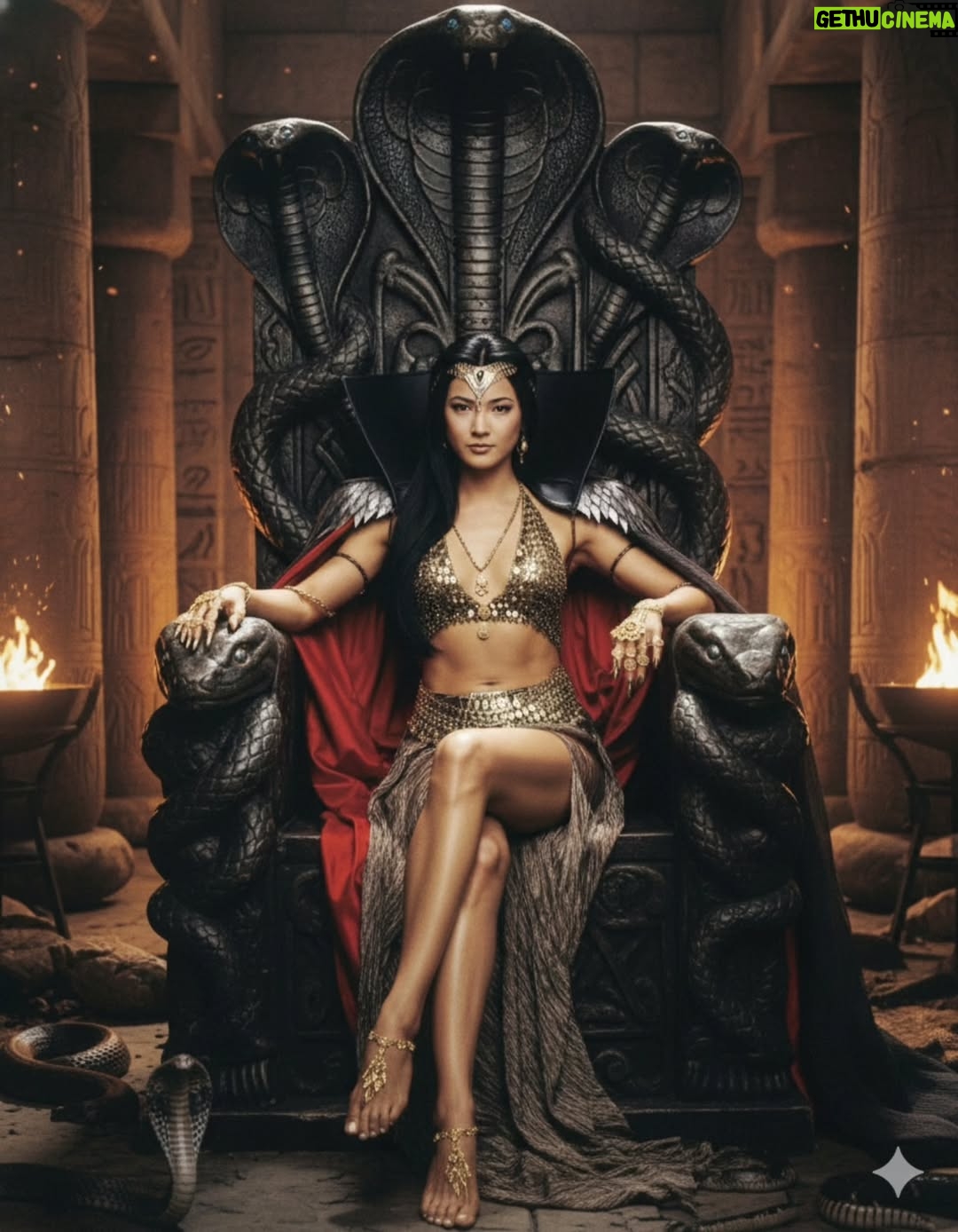 Kelly Hu - 6K Likes - What do you like the throne for the sorceress??. 
1,2 or the 3?.
She is not queen of scorpion. 

She is the seers. the sorceress who have power to manipulate snake. 🪱. 

Her name is Cassandra. 

#kellyhu
#scorpionking #filmphotography #films #sorceress #egyptian