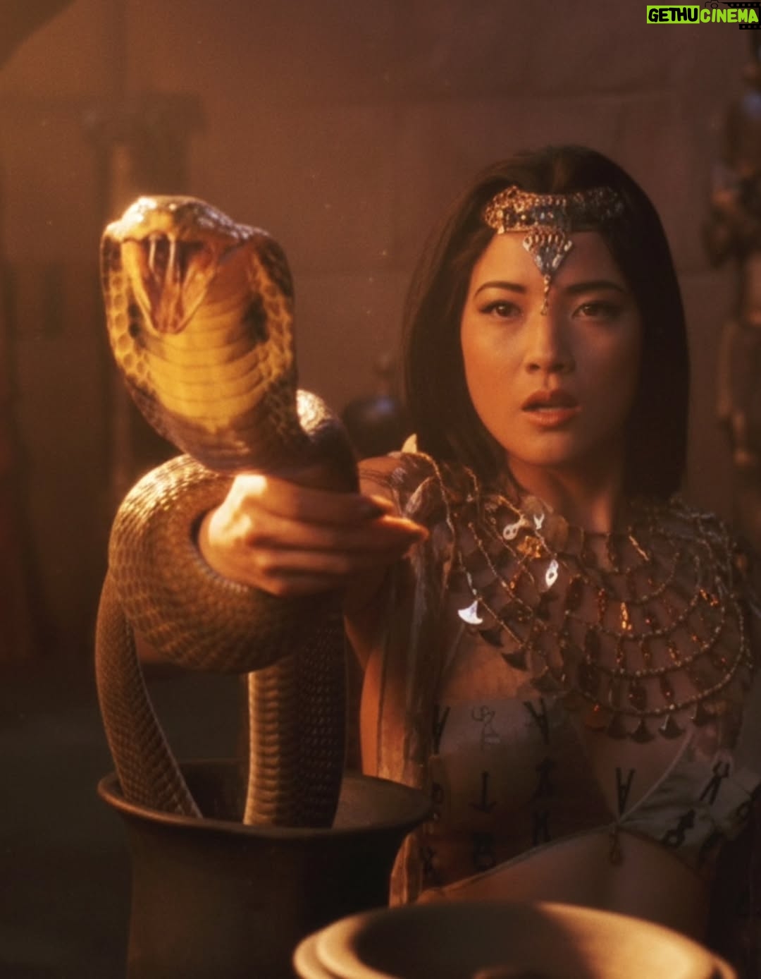 Kelly Hu - 6K Likes - What do you like the throne for the sorceress??. 
1,2 or the 3?.
She is not queen of scorpion. 

She is the seers. the sorceress who have power to manipulate snake. 🪱. 

Her name is Cassandra. 

#kellyhu
#scorpionking #filmphotography #films #sorceress #egyptian