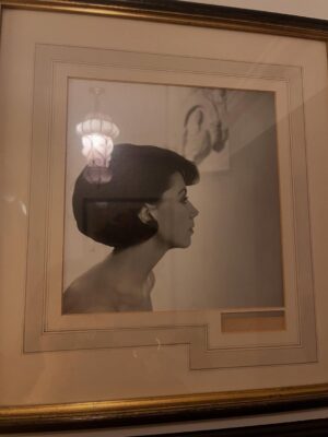 Kirstie Allsopp Instagram - My bath this morning, when I was a child my mother had to put up with me sitting on her bathroom floor chatting away while she got ready for the day, she never shooed me away. She was a brilliant picture framer, the flowers she painted, framed & mounted, she also framed this drawing by Cecil Beaton that you can see @hawardenestate, and the photograph was taken by Cecil of my Mum, she later found it in a drawer and framed and mounted it herself.  She was also a huge Neil Diamond fan and lived in New York in the late sixties.