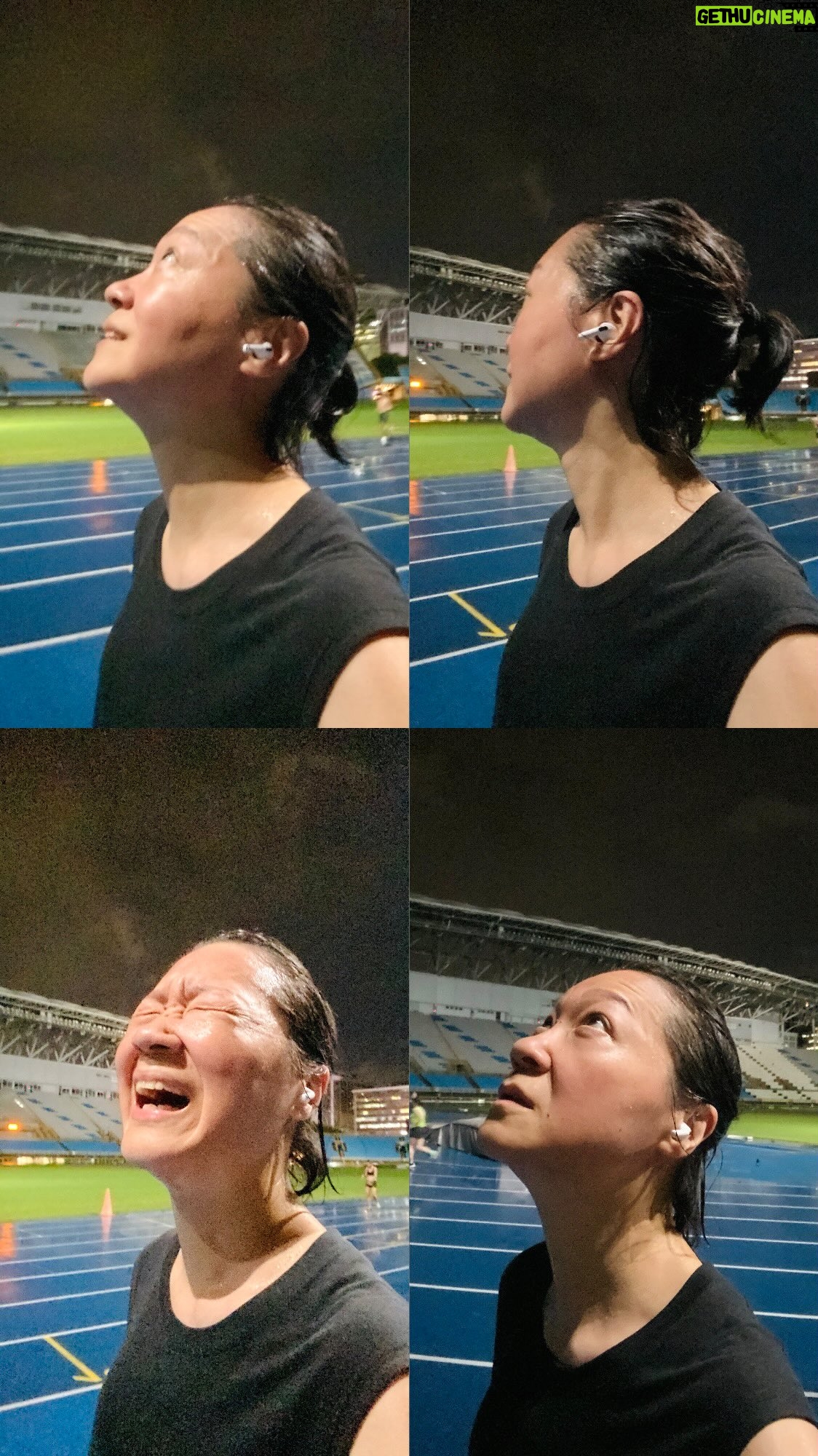 Kristy Cha Ray Chu - 13.8K Likes - 今天颱風天，外面下起傾盆大雨，我一樣出門跑，雙腳泡在雨水裡，全身濕透了，尤其最後兩公里雨越下越大，眼睛幾乎睜不開，還是阻擋不了我～

五公里，平均配速來到5分17，最後一公里5分02，這速度我自己都不相信，因為我還是一樣大吃亂吃，肚子周圍一圈肉肉，還舒服地囤在那兒

很高興我來了、跑了，我愛跑步的心沒有因為天氣狀況改變，跑完雨也停了，很多跑者陸陸續續來到跑場，這麼多人都因為跑步而凝聚在一起，感覺超棒！

其實我不求什麼，只求每天做好一件事情，像今天跑得好一點就很滿足了

不奢望明天怎麼樣，只要把今天做好就好了

明天，明天來了再面對，今天，我就是王！