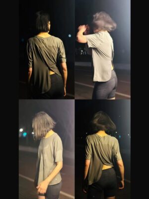 Kristy Cha Ray Chu Instagram - 我是一個身體很不協調的人，運動從不在我的字典裡，直到唸哥大研究所，為了追班上一位熱愛運動的帥哥，假裝自己也喜歡跑步（刻意製造在紐約中央公園巧遇的機會），開啟了我的慢跑生涯。

之後當然就分手啦，但怎麼也沒想到，因此養成了慢跑的習慣，這麼多年過去，我跑跑停停，稱不上是專業跑者，但慢跑對於我，就是有一種難以形容的吸引力。

有時候我靜靜優雅地跑，有時候拼了命奔跑，常常跑到忘我、跑到不知道為什麼感動、純粹只為了跑。

想到就去跑，晴天、雨天、太陽天，從健身房到山林小路、城市的人行道、體育場、公園到繞著湖邊跑，我的足跡遍佈各地，哪里都是我的賽道。

有時候什麼都不想，跑著跑著，竟也能悟出自己的一套哲理，任何解決不了的難題，都能在慢跑的過程中找到答案。

一個人跑，享受孤獨，幾個人跑，有陪伴的幸福。

距離上一次在徐匯濱江跑，已是10年前，當時跟自己說，如果有機會，一定要再回來跑。

感謝定居上海的好友宗煌，帶著我跑完七公里，對應我們倆2015的紀錄，雖然速度慢了許多，這些年也經歷了各自的高低潮，我們依舊是彼此人生跑道上相互扶持的力量。

同樣的七公里，滋味大不相同，身邊從一群朋友，到知心的沒幾個，身材從想吃什麼吃什麼，現在想瘦比登天還難，工作停滯不前，熱情是不是快被澆熄？感情來了又走，哪裡是停泊的港口…

而慢跑始終在這，我也沒有辜負它，持續在跑，它教我要堅持、不輕易放棄，帶領我一次次突破極限，每次跑完自信爆棚，感覺超棒！

我相信，只要一直跑，我會一直好，一直好，我會一直跑。