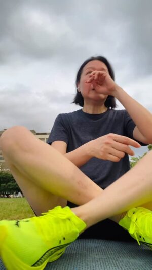 Kristy Cha Ray Chu Instagram - 無論幾歲，都要維持在最佳狀態

跑了五公里，平均配速5分46

我們都要愛自己、保護自己、呵護自己、聆聽自己、擁抱自己