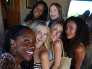 Kylie Bunbury Instagram - The sacredness of this weekend… the blessing of a true village.
The divinity. The magic. The laughs and soul-cleansing tears.
All held, all witnessed, because of these radiant women.
I’m beyond grateful that these are my children’s aunties, and so humbled to call them my sisters for life.
This was our last sister circle on this land. 
What a perfect sendoff for my family’s next adventure 🌿
Thank you dear ones.