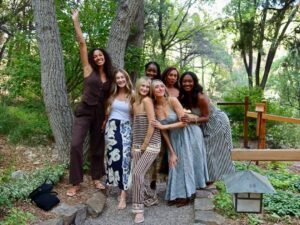Kylie Bunbury Instagram - The sacredness of this weekend… the blessing of a true village.
The divinity. The magic. The laughs and soul-cleansing tears.
All held, all witnessed, because of these radiant women.
I’m beyond grateful that these are my children’s aunties, and so humbled to call them my sisters for life.
This was our last sister circle on this land. 
What a perfect sendoff for my family’s next adventure 🌿
Thank you dear ones.