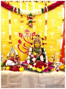 Lahari Arundhati Vishnuvazhala Instagram - Varalaxmi vratam 🙏🏻 🌸 🌸🌺🌼