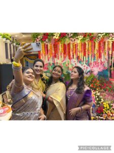 Lahari Arundhati Vishnuvazhala Instagram - Varalaxmi vratam 🙏🏻 🌸 🌸🌺🌼