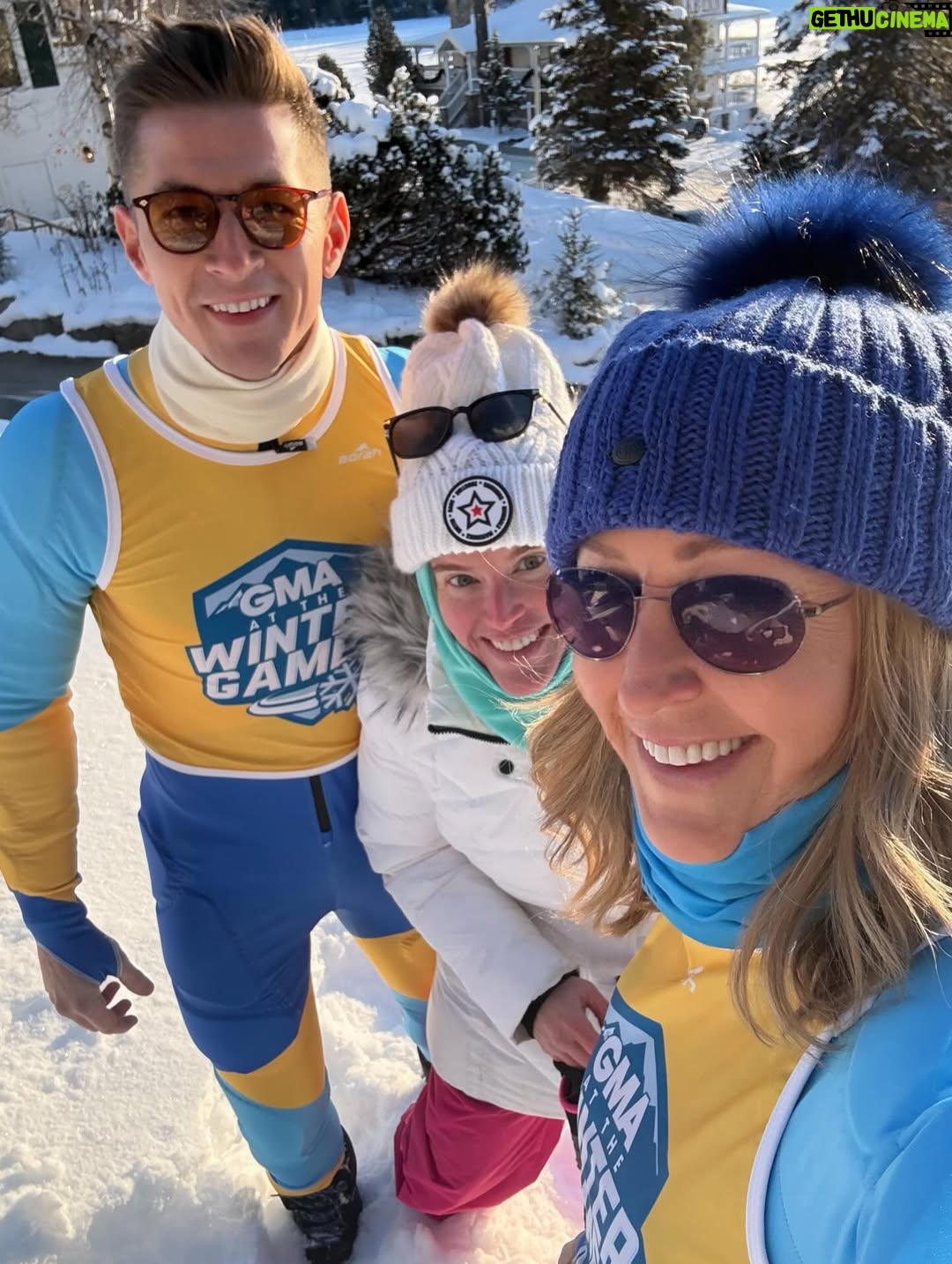 Lara Spencer - 4.4K Likes - Team GMA in full spandex attempting some of the sports we will cover at the upcoming Winter Games.  Some went well.  Some…not so much.