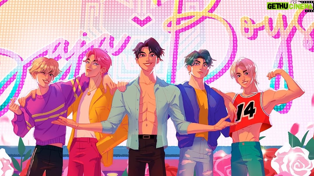 Laura Price - 14.9K Likes - Soda Pop vis dev for #kpopdemonhunters ! 🌹✨We were considering how a shoujo rose frame could look, so this was a piece I made of the Saja Boys on the Myeongdong stage. This is from 2022 so the Saja Boys weren’t designed yet and neither was the Saja Boys logo, and I referenced storyboards for the tiger motif! PD: @mingjuechen AD: @celinekim218 #kdh #sajaboys #sodapop #visdev