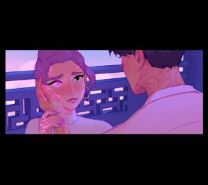 Laura Price Instagram - back in early production on #kpopdemonhunters we had a blue sky week to pitch any ideas, so I pitched Rumi and Jinu’s duet happening at Woljeonggyo Bridge ✨ I really wanted there to be a k-drama wrist grab! here is part 1 of my pitch 💕 PD: @mingjuechen AD: @celinekim218 #rujinu #rumi #jinu #visdev