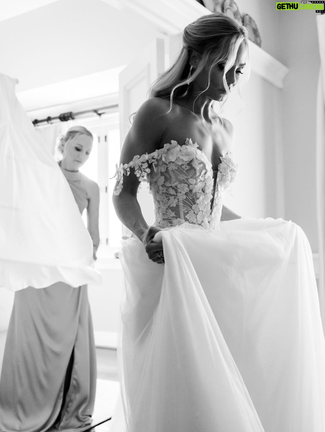 Laura Vandervoort - 13.5K Likes - ✨ The calm before the forever. Girls getting ready. ✨

Thank you to my Maid Of Honor & Big Sis @vandersgardner for holding everything down and in place for me — especially for holding my hand.

Thank you @oakandluna & @guerlain for my bridesmaids bridal gifts.

Dress: @nettabenshabubridal 

Costume jewelry (something old) from my Dad @ralphvandervoort who bought me jewelry when I was a kid at the Grace Kelly exhibit. I had always been in awe of her. 

Scent was my always go to @lelabofragrances Another 13

Thank you to @champagne.and.cupcakes for altering my dress and making it perfection and for making my gorgeous cathedral length veil! 

📸  Credit needs to be shouted from the rooftops to our amazing photographers @robertmauriellphotography @johnbregar - Thank you for capturing everything perfectly.
 
CREDITS:

HAIR: Thank you to my friend and talented artist @annastasia_hairandmakeup & Thank you @mulberryhairextensions for giving me luscious waves!!

MAKEUP: Thank you @neilsilvermanbeauty - I knew after we did our first press photo shoot together I was using you if I ever got married!!! 

WEDDING PLANNER: Thank you @ashleychanelevents for the magical day and evening and all the emails in between.

VENUE: @langdonhall You were incredibly organized & kind. Staff were extremely helpful! The property is stunning, the food was out of this world and we will forever be in love with your hotel and venue.