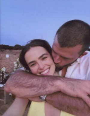 Lea Thompson Instagram - We are overjoyed to say that @zoeydeutch and @jimmy are engaged! Jimmy we love you so much and you guys are such a beautiful combination. May your love help make the world better. It’s made mine better! Jimmy you are so funny kind and thoughtful. I am so glad Zoey and you have each other.