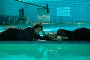 Leah Lewis Instagram - We’re excited to announce that production has wrapped on our film Dog Years, a contemporary romance that explores early adulthood, identity, and love over time. Thank you to our incredible crew, cast, and producing team. We can’t wait to share it with you!

@dogyearsmovie to see behind-the-scenes, press, and exclusive interviews.

Starring Leah Lewis @leahmlewis, Xolo Maridueña @xolo_mariduena, Xóchitl Gomez @_xochitl.gomez, & Brian David Gilbert @briamgilbert

From writer-director Mary Bronaugh @muchadoaboutmary

New music by John Vincent III @johnvincent3

Produced by Aaron Boyd @aaronboydproducer, Brendan Bennett @brendanbennett31, & Mary Bronaugh

Executive produced by Buffalo 8 @buffalo8pro - Stephen Mastrocola @stephenmastrocola, Adam Harris Englehard @therealadamharris, Jonathan Lipnicki @jonathanlipnicki, & Matthew Helderman   Full Spectrum Features @fullspectrumfeatures - Humza Syed @hummus_syed, Jason Matsumoto @jmatsu, & Eugene Sun Park   Mike Ware @mikedanger_, Seth Savoy @sethsavoy, Yajaira Marie Quinto @yajairamarie84, & Patrick Richter @patrick_ryan_richter

Behind-the-Scenes Photos 2 and 5 by Tom Krawcyzk @krawczyk_tom   4 and 6 by Leah Lewis, Stills by Director of Photography Matthew Pothier @matthewpothier 

Dog Years is currently in post-production and planning for a festival run in 2026.