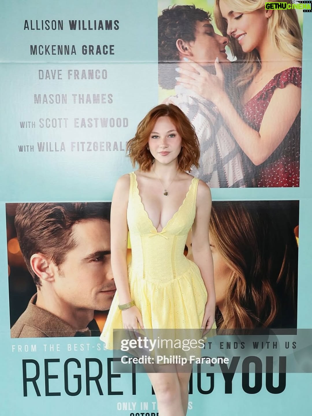 Lily Brooks O'Briant - 12.4K Likes - Regretting You 🩵 In Theaters OCT 24th!! 

This movie…. Ughhhhhhh!!! I read this book a few summers ago and truly they couldn’t have done a better job recreating it for the big screen! Plssss go see this movie!! 

@mckennagraceful you absolutely killed it and I can’t wait for everyone to watch you bring this role to life! So so so happy for you 🫶🏻✨
@regrettingyoumovie #regrettingyoumovie