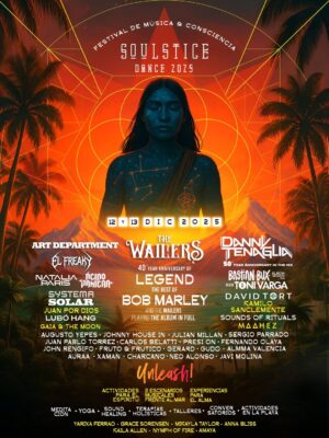 Lina Castrillón Instagram - El corazón del mundo nos llama🌙✨

Este es el cartel definitivo para el encuentro con la música, la fiesta y la energía ancestral.
Un llamado a vibrar juntos frente al mar, entre himnos eternos y la promesa de cantar lo que somos a una sola voz.

¡La historia se escribe en Soulstice Dance 2025! 🌌

✨ The Wailers con el 40 aniversario del álbum Legend de Bob Marley & The Wailers.
✨ Danny Tenaglia celebrando 50 años tras los decks.
✨ Y el poder de Ácido Pantera, Sistema Solar entre otros artistas.
✨✨y súmanos a esta gran experiencia a Art Department y El Freaky Colectivo🤩
⚡ Vive la magia frente al mar.
🎟 Boletas ya disponibles en Ticketmaster.