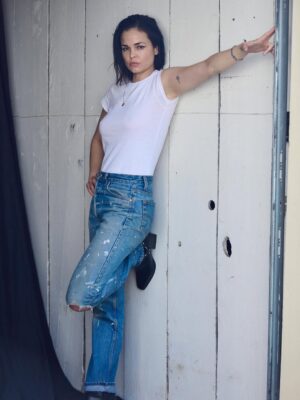 Lina Esco Instagram - series by @matthewbrookesphoto & styled by @christianstroble 

the cuts in my arm are from a fight i had with my cactus 🌵in case anyone reports this image again