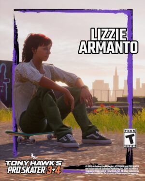 Lizzie Armanto Instagram - The wait is over. You can skate as me in Tony Hawk’s Pro Skater 3   4 🛹🎮🤯
#THPS_Partner @TonyHawktheGame