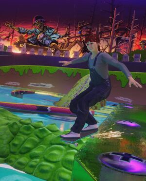 Lizzie Armanto Instagram - The wait is over. You can skate as me in Tony Hawk’s Pro Skater 3   4 🛹🎮🤯
#THPS_Partner @TonyHawktheGame
