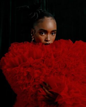 Lovie Simone Instagram - Lovie for @schonmagazine 
Just know @anthonypedrazastylist is always responsible for the crime scene. 

(Link in bio)