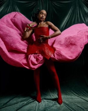 Lovie Simone Instagram - Lovie for @schonmagazine 
Just know @anthonypedrazastylist is always responsible for the crime scene. 

(Link in bio)
