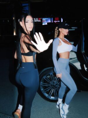 Luana Vjollca Instagram - Paparazzi, relax, it’s just the LULU girls & new dropp “iconic pulse” just launched at www.lulubyluana.com 🤍🩶✨📸