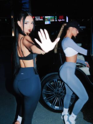 Luana Vjollca Instagram - Paparazzi, relax, it’s just the LULU girls & new dropp “iconic pulse” just launched at www.lulubyluana.com 🤍🩶✨📸