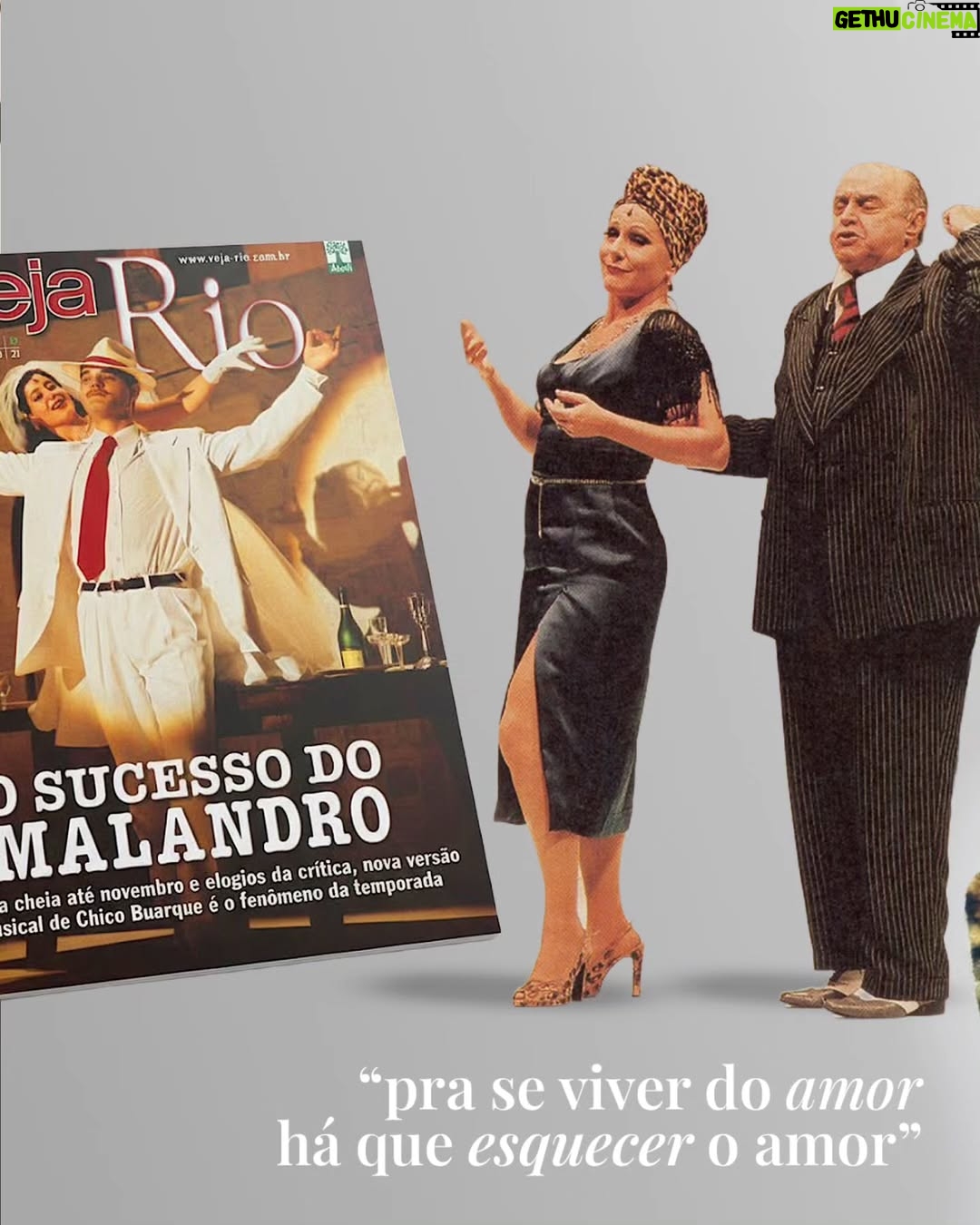 Lucinha Lins - 4.9K Likes - #TBT de hoje é para a montagem de 2003 de Ópera do Malandro, com direção dos queridos @charlesmoeller e @c_botelho.claudio, e texto e músicas do inigualável @chicobuarque.

A construção da minha personagem, Vitória Régia, nasceu de uma inspiração muito próxima: o andar, o ar altivo e bem-humorado tirei de uma querida tia, uma figura marcante em nossa família. Algumas pessoas saíam do teatro sem me reconhecer e se surpreendiam quando percebiam que era eu dando vida à hilária e ambiciosa Vick, como Geni a chamava.

O elenco era uma verdadeira família! Além do meu filhote @claudiolins e do meu maridão @claudiotovar, dividi o palco com os gigantes Mauro Mendonça e @nuno_leal_maia (em Portugal) e os talentosíssimos @sorayaravenle, @alessandramaestrini, Alexandre Schumacher, @sandro.christopher e tantos outros. Entre atores e músicos éramos mais de 30! Nos divertíamos demais, dentro e fora do palco.

O musical foi um sucesso enorme, um verdadeiro fenômeno de público e crítica no Brasil e plateias lotadas em Lisboa e Porto, em Portugal. Esta produção também me trouxe a honra de ser indicada ao Prêmio Shell, além de memórias que levo no coração. 🩵

#ÓperaDoMalandro #VitóriaRégia #TeatroMusical #ChicoBuarque #PrêmioShell