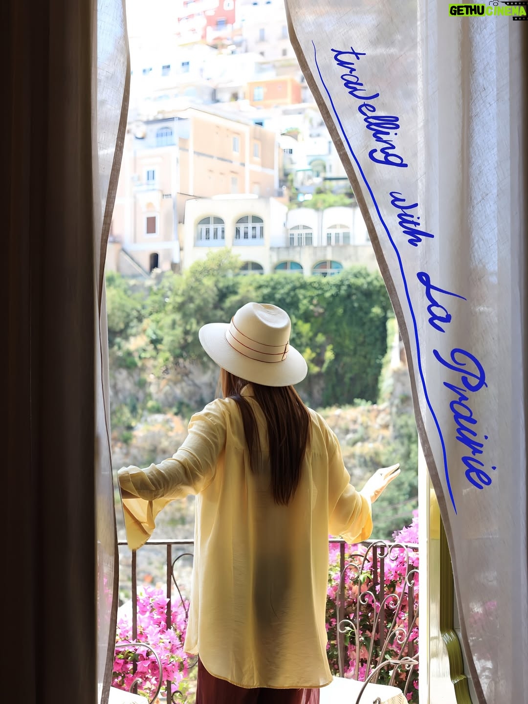 Lucrezia Guidone - 1.4K Likes - Summer begins with light. 
In Positano it’s golden, shifting, and endlessly alive.

To welcome it fully, I travel with the lightness and protection of my @laprairie Summer Essentials.
A ritual that flows through long, sun drenched days. 🤍

#SummerEssentials #SkinCaviar #ad