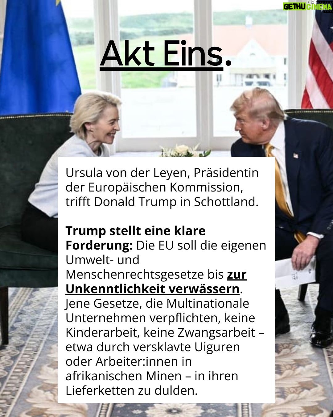Luisa Neubauer - 60.5K Likes - Was gerade passiert, ist ungesehen in der Geschichte der Europäischen Union. Eine beispiellose Bedrohung  europäischen. Die Konservativen und die Rechtsextremen sind im Inbegriff, das, wofür Jahre und Jahrzehnte gekämpft wurde, einzureißen: demokratische Grundrechte, der Schutz des Planeten und unserer Gesundheit.
Sprich: die Grundpfeiler einer sicheren Zukunft. 
Es ist ein Wahnsinn. Lest bis zum Ende. Und dann lasst uns laut werden. An dieser Stelle ist Schlafwandeln keine Option.

Teilt diesen Post, taggt @bundeskanzler, @ursulavonderleyen und @manfred.weber und schreibt an eure EU-Abgeordneten vor Ort! ✊

 #WakeUpEU #Klimaschutz #Omnibus