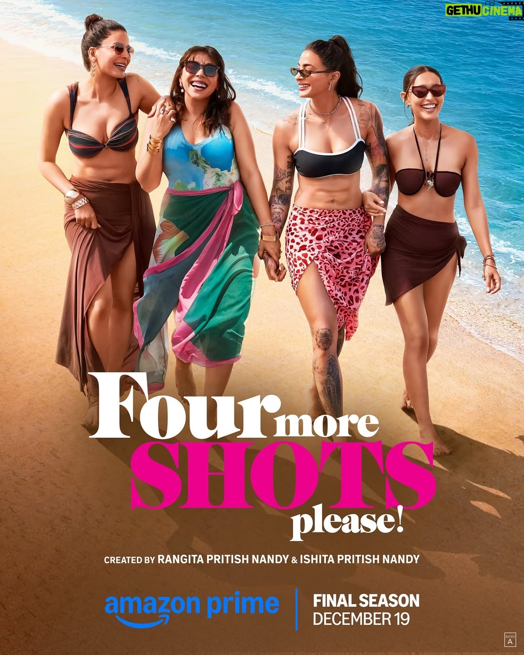 Maanvi Gagroo - 72.8K Likes - you’re invited to the OG gang’s meet up 🥰🥂

#FourMoreShotsPleaseOnPrime, Final Season, Dec 19

@banij @rangitapritishnandy @nonu_chidiya @neha.partimatiyani @devikabhagat7 @_ishita_moitra_ @_prat @rajeevsiddhartha @milindrunning @lisaraniray @thedinomorea @realkunaalroykapur