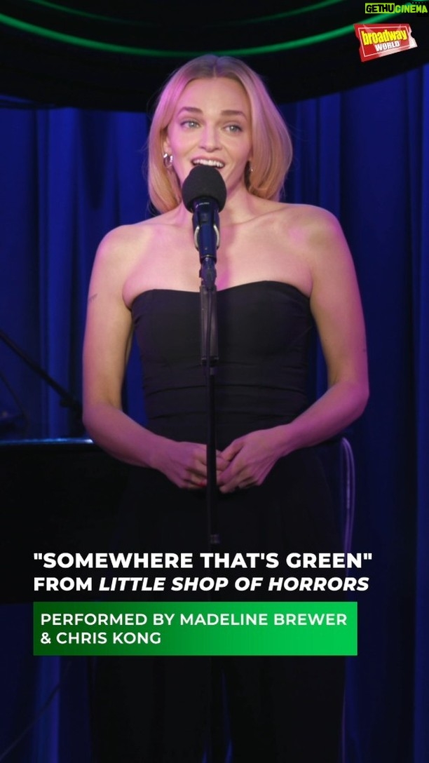 Madeline Brewer - 17.7K Likes - The ultimate "I Want" song 💚 Watch an exclusive performance of @littleshopnyc star Madeline Brewer (@madbrew)  performing "Somewhere That's Green." See the full song at the link in our bio!