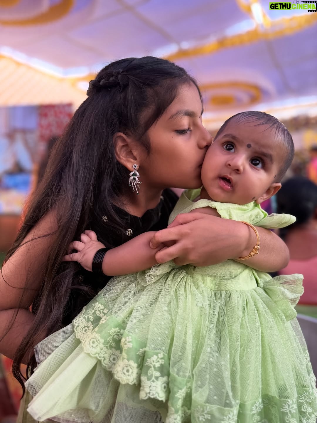 Madhu Reddy - 20.3K Likes - Happy children’s day, my dear angels 🧿❤️🧿 

#insta #instagram #feed #trending #kids #familyfirst #familylove❤️ #familytime❤️ #familyfirst❤️ #childrens #feelings #feelitreelit #feel #music #bgm #happy #lovely #sisters #sisterlove❤️ #sisterhood #sister