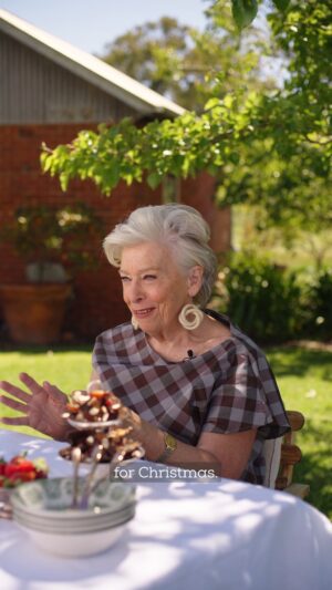 Maggie Beer Instagram - What would Christmas be without a trifle?
Maggie’s version is a raspberry favourite, layered with verjuice custard, cream and fruit for something light and festive.

Head to the Maggie Beer recipe and bring it to life at home.