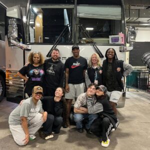 Malia Baker Instagram - A minute of love and recognition to the people who put this show on 43 times 😭♥️

The restless crew who were able to somehow add a smile to everyone’s day on 1/2 an hour of sleep - I truly don’t know how you kept sanity while keeping our environment to the highest standards, thank you. 

@amytinkham1 @scottynguyen_ @ragonmiller you led this charge, and showed all of our mini selves their dreams were achievable. I truly cannot thank you enough for the amount of wisdom, courage and trust you put into us all - you’ll forever be considered our fairy godparents. 

To my bus living artist family, the people I had the absolute honour of sharing the stage with every night; I am so unbelievably proud. I consider myself so incredibly fortunate to have gone through this entire journey with you all. The amount of talent, grace and passion you all hold is something the world is so lucky to witness. I feel honoured I got to see it up close, you will all forever have a fan cheering you on in your corner. 

To everyone reading who made it to a show and to everyone who still supported from afar - thank you for showing us so much love and kindness. This truly would not be possible without you all so thank YOU for bringing the magic!!! Until next time ♥️