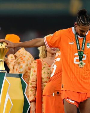 Mandjalia Gbané Instagram - WE’RE CHAMPIONS OF AFRICA ! 🐘🇨🇮🏆
