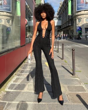 Mandjalia Gbané Instagram - De sortie 🖤
