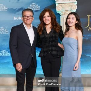 Maria Canals-Barrera Instagram - Absolutely loved the newest episode of @percyseries 💝 I had a blast at the season 2 premiere supporting the cast! Such a treat to be reunited with my @camprockmovie and @disneywizardsseries family, too! Thank you @disneyplus 💝 
-
-
-
#percyjackson #disneyplus #disneychannel