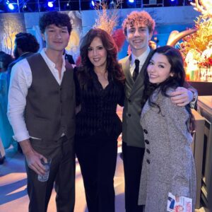 Maria Canals-Barrera Instagram - Absolutely loved the newest episode of @percyseries 💝 I had a blast at the season 2 premiere supporting the cast! Such a treat to be reunited with my @camprockmovie and @disneywizardsseries family, too! Thank you @disneyplus 💝 
-
-
-
#percyjackson #disneyplus #disneychannel