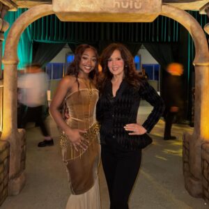 Maria Canals-Barrera Instagram - Absolutely loved the newest episode of @percyseries 💝 I had a blast at the season 2 premiere supporting the cast! Such a treat to be reunited with my @camprockmovie and @disneywizardsseries family, too! Thank you @disneyplus 💝 
-
-
-
#percyjackson #disneyplus #disneychannel