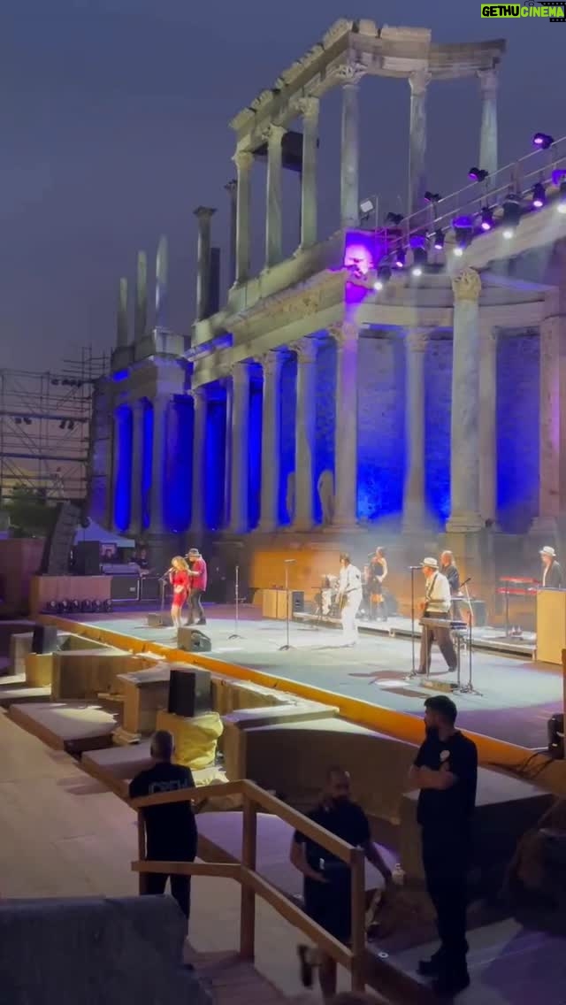 Marie Fredriksson - 6.1K Likes - Roxette in Merida, Spain. First prize for most beautiful setting!❤️❤️
