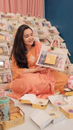 Marina Abraham Instagram - “Celebrating Teiara’s 1st Bday with small surprises for everyone ✨👑”
All About Return Gifts 🎁 

#trendingnow #bdaygirl #returngifts #creatingmemories #trendingaudio #birthdaygirl