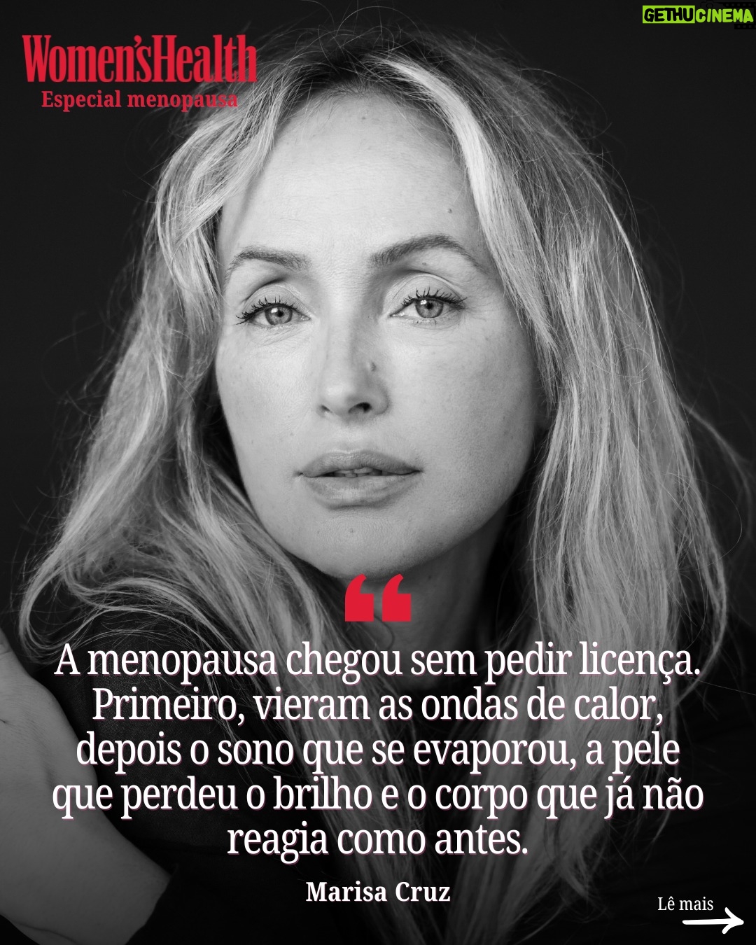 Marisa Cruz - 9K Likes - ESPECIAL MENOPAUSA - A nova revista Women's Health já chegou às bancas, com  10 páginas dedicadas à menopausa. São cinco artigos repletos de informação útil, prática e devidamente fundamentada por especialistas. Ao folhear as páginas, poderás também ler testemunhos de várias mulheres portuguesas, todas com diferentes vivências desta fase, que partilham agora contigo sem quaiquer tabus. 
A atriz e apresentadora @marisacruz partilhou os sintomas que sentiu, salientando que o silência agrava o peso e que falar abertamente sobre o tema é a chave. A crónica pode ser lida na revista. Obrigada, Marisa! ❤️

📷: Joanna Correia