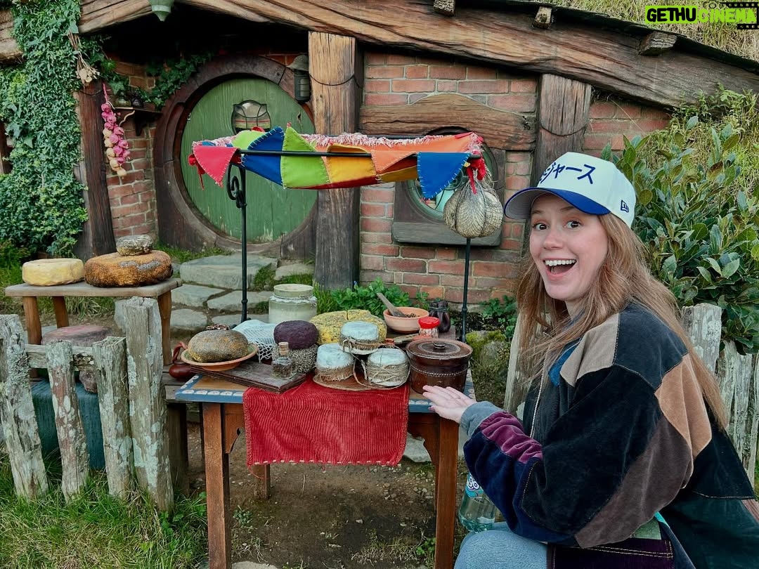 Marisha Ray - 119.9K Likes - There and back again. Our own Hobbit’s Tale. 🌱 

Our entire time at Hobbiton in New Zealand I kept thinking about the quote from Bilbo, “In his heart, I think Frodo is still in love with the Shire. The woods, the fields… the little rivers.” And after seeing it, I mean … who could blame him. Thank you so much to the team at @hobbitontours for an incredible and emotional experience. And, this was such a gift to be able to share it with my mom, as well, who had never taken a trip outside the country before going to Australia and New Zealand with us. 

I think, like Frodo, a part of my heart now belongs in the Shire.
