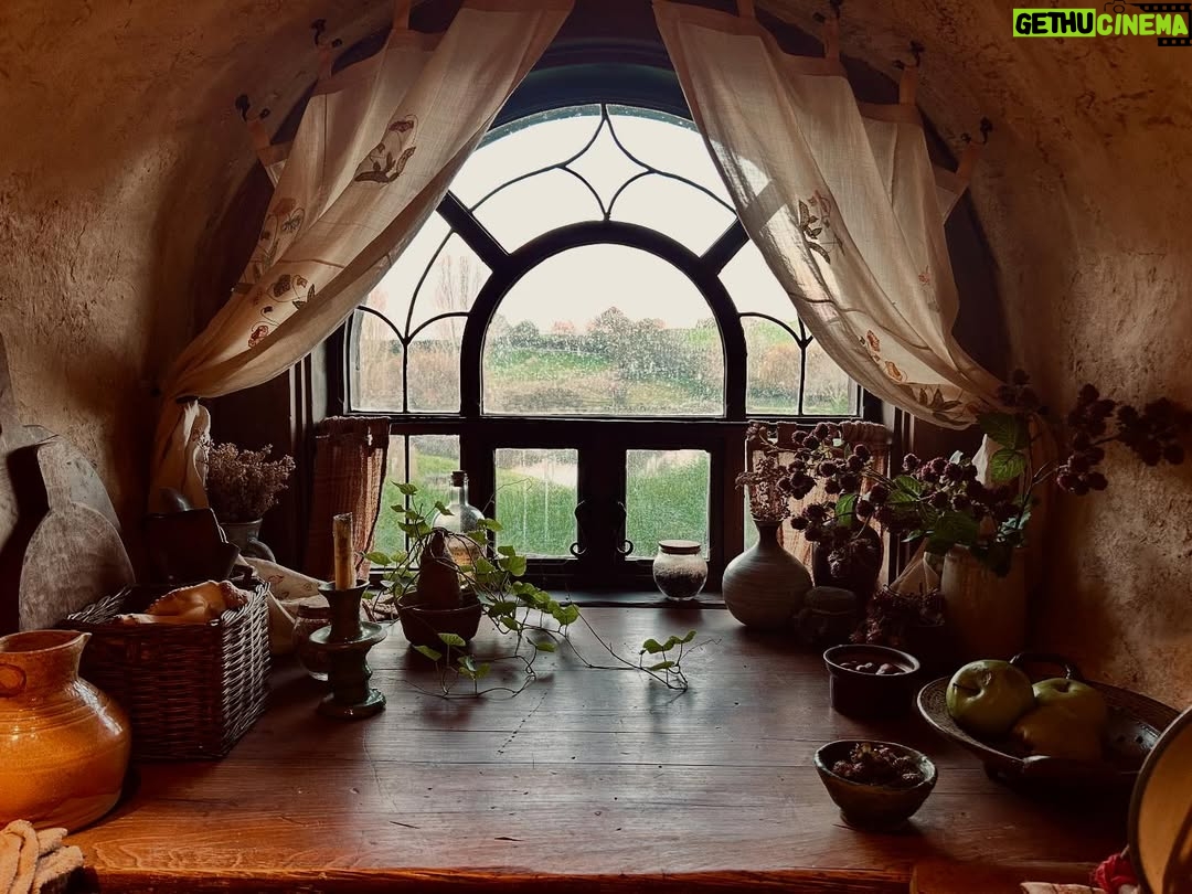Marisha Ray - 119.9K Likes - There and back again. Our own Hobbit’s Tale. 🌱 

Our entire time at Hobbiton in New Zealand I kept thinking about the quote from Bilbo, “In his heart, I think Frodo is still in love with the Shire. The woods, the fields… the little rivers.” And after seeing it, I mean … who could blame him. Thank you so much to the team at @hobbitontours for an incredible and emotional experience. And, this was such a gift to be able to share it with my mom, as well, who had never taken a trip outside the country before going to Australia and New Zealand with us. 

I think, like Frodo, a part of my heart now belongs in the Shire.