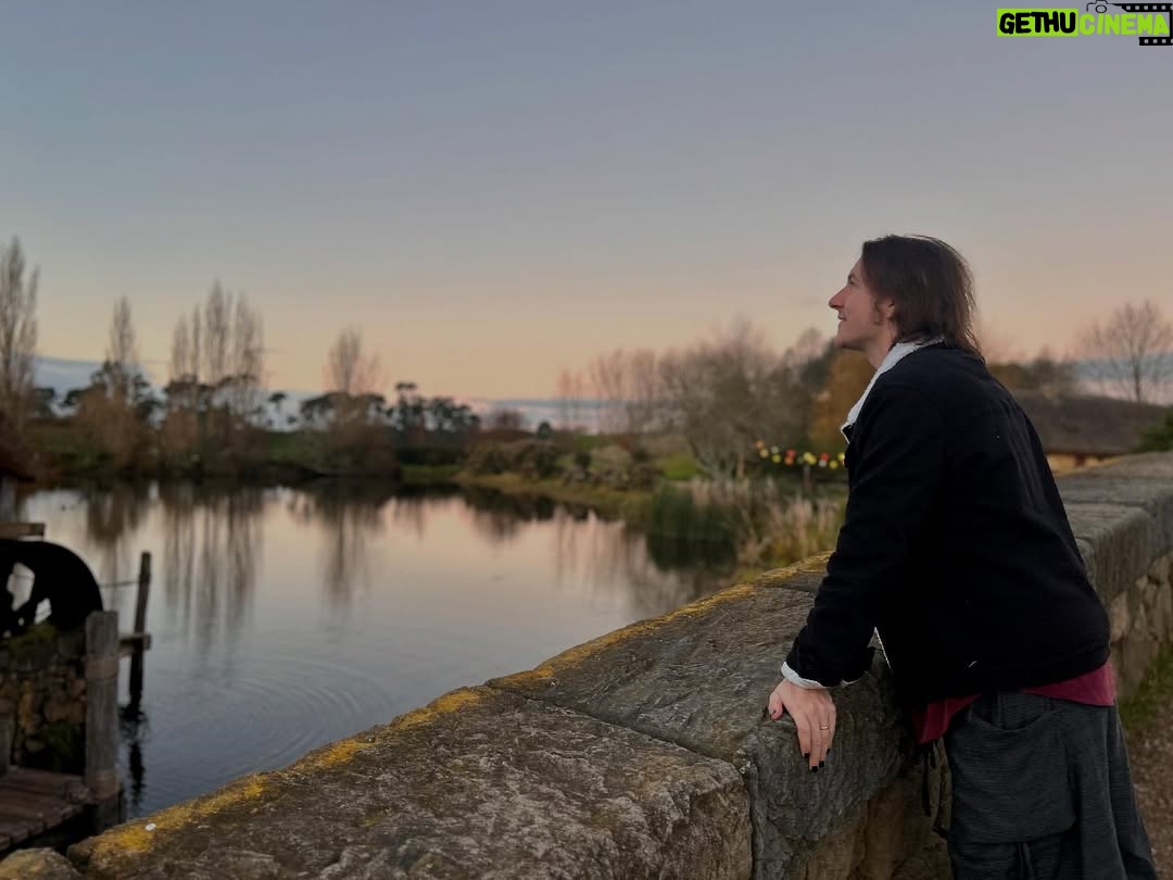 Marisha Ray - 119.9K Likes - There and back again. Our own Hobbit’s Tale. 🌱 

Our entire time at Hobbiton in New Zealand I kept thinking about the quote from Bilbo, “In his heart, I think Frodo is still in love with the Shire. The woods, the fields… the little rivers.” And after seeing it, I mean … who could blame him. Thank you so much to the team at @hobbitontours for an incredible and emotional experience. And, this was such a gift to be able to share it with my mom, as well, who had never taken a trip outside the country before going to Australia and New Zealand with us. 

I think, like Frodo, a part of my heart now belongs in the Shire.