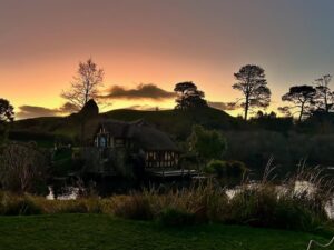 Marisha Ray Instagram - There and back again. Our own Hobbit’s Tale. 🌱 

Our entire time at Hobbiton in New Zealand I kept thinking about the quote from Bilbo, “In his heart, I think Frodo is still in love with the Shire. The woods, the fields… the little rivers.” And after seeing it, I mean … who could blame him. Thank you so much to the team at @hobbitontours for an incredible and emotional experience. And, this was such a gift to be able to share it with my mom, as well, who had never taken a trip outside the country before going to Australia and New Zealand with us. 

I think, like Frodo, a part of my heart now belongs in the Shire.
