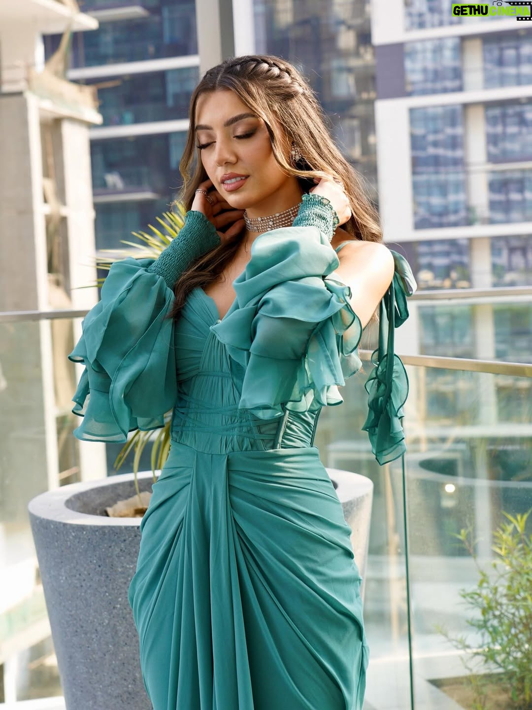 Marwa Karam - 9.4K Likes - Im not crying you are 🥺♥️
Photos by @georgehelou_ 
Dressed by @zeenazaki 
Jewlery @sartorogeneve 
Makeup @nahed_makeupartist 
Hair @hairbymousa