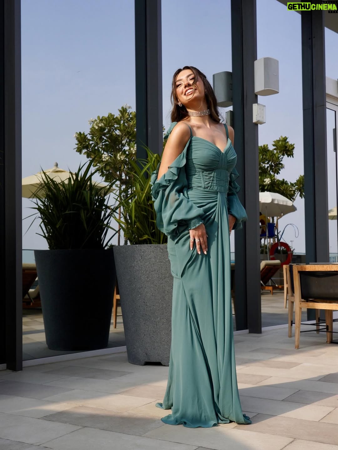 Marwa Karam - 9.4K Likes - Im not crying you are 🥺♥️
Photos by @georgehelou_ 
Dressed by @zeenazaki 
Jewlery @sartorogeneve 
Makeup @nahed_makeupartist 
Hair @hairbymousa
